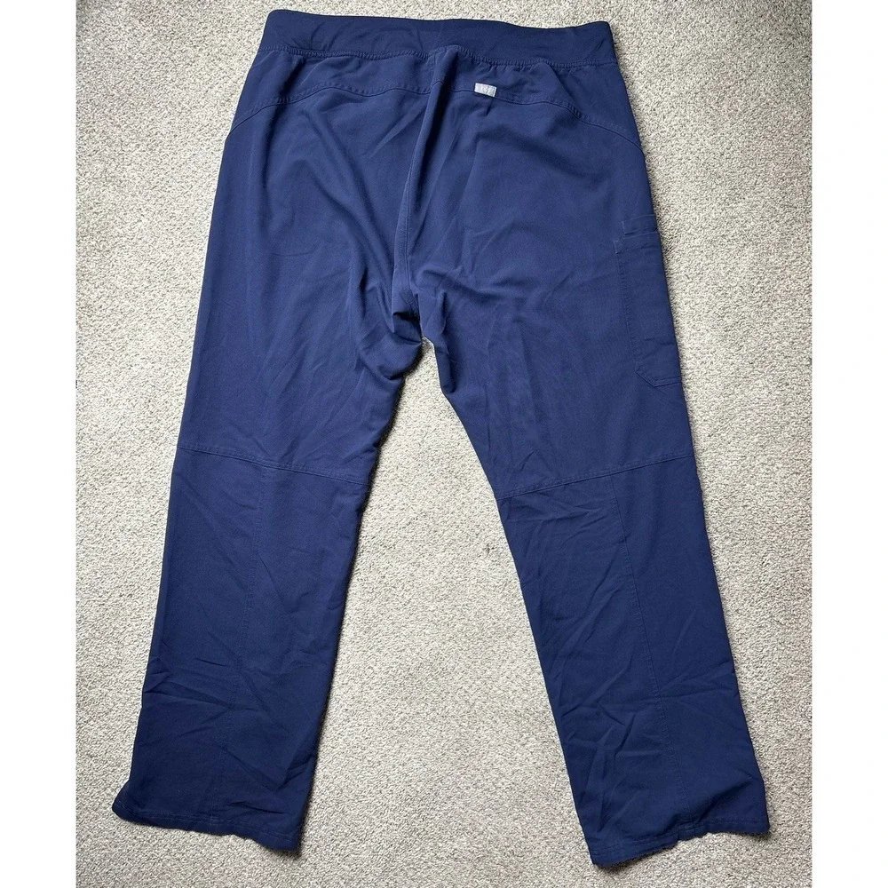 Figs Women's Kade Cargo Scrub Pants XL Tall Navy Blue Style T21004T
